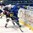 SPISSKA NOVA VES, SLOVAKIA - APRIL 18: Sweden's Oskar Back #11 and USA's Logan Cockerill #9 battle for the puck during preliminary round action at the 2017 IIHF Ice Hockey U18 World Championship. (Photo by Steve Kingsman/HHOF-IIHF Images)

